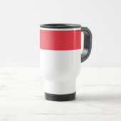 Singapore Flag Reisebecher (VorderseiteRechts)