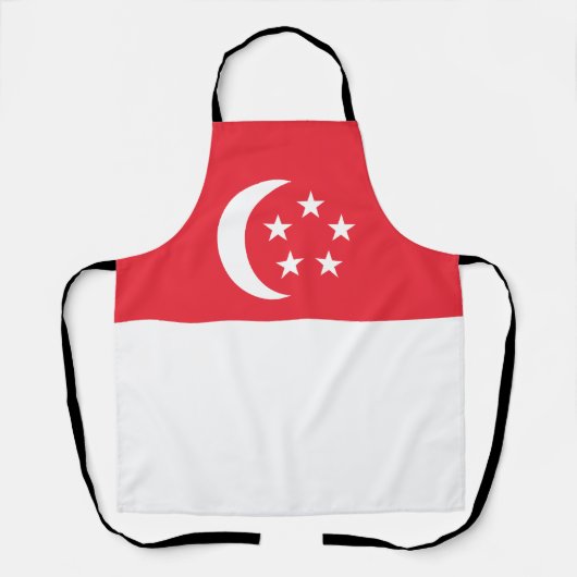 Singapore Flag Schürze (Vorderseite)
