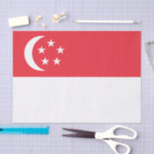 Singapore Flag Seidenpapier (Handwerk)