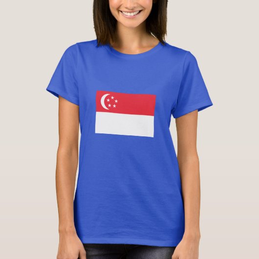 Singapore Flag T-Shirt (Vorderseite)