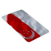 Singapore-Flagge Magnet (Rechte Seite)