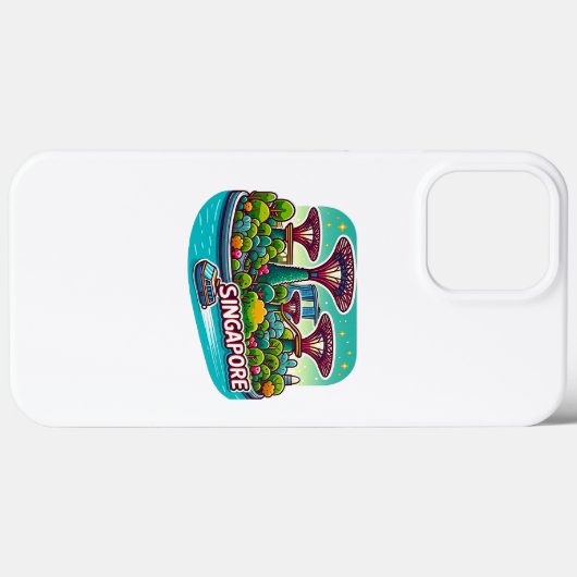 Singapore Garden Case-Mate iPhone Hülle (Rückseite (Horizontal))