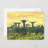 Singapore Gardens by Bay Reiseprint Postkarte (Vorne/Hinten)