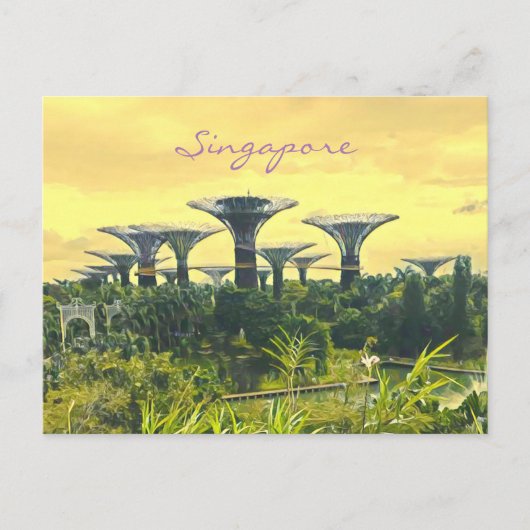 Singapore Gardens by Bay Reiseprint Postkarte (Vorderseite)
