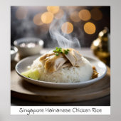 Singapore Hainanese Chicken Rice - Archival Print Poster (Vorne)