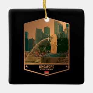 Singapore Keramikornament