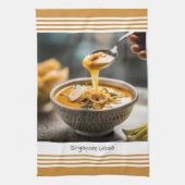 Singapore Laksa Kitchen Towel Geschirrtuch (Vertikal)