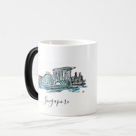 Singapore Magic Tasse (Vorderseite Links)