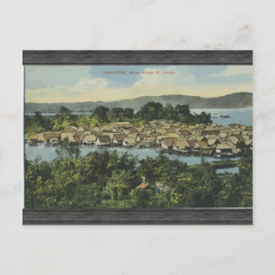 Singapore Malley Valley St. , Vintag Postkarte