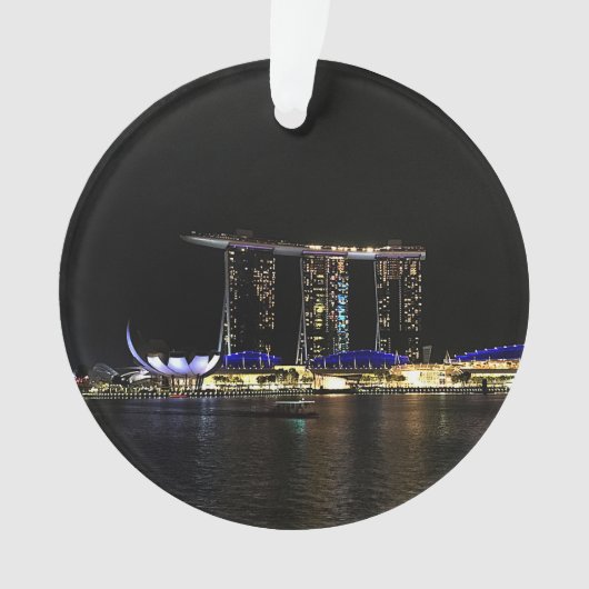 Singapore Marina Bay Sands #1 Ornament (Vorderseite)