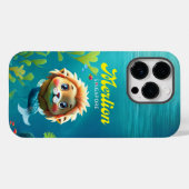 Singapore Merlion für iPhone 14 Pro Case (Rückseite (Horizontal))