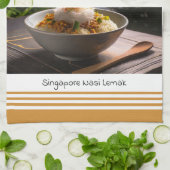 Singapore Nasi Lemak Kitchen Towel Geschirrtuch (Gefaltet)