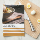 Singapore Nasi Lemak Kitchen Towel Geschirrtuch (Viertel Falte)