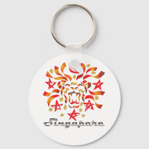 Singapore Patriot (Lion City) Schlüsselanhänger