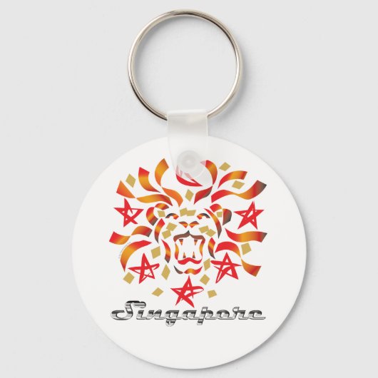 Singapore Patriot (Lion City) Schlüsselanhänger (Vorderseite)