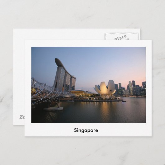 Singapore Postcard Postkarte (Vorne/Hinten)