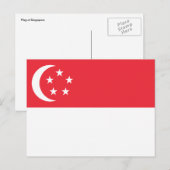 Singapore Postkarte (Vorne/Hinten)