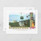 Singapore Resort World Sentosa Postkarte (Vorne/Hinten)