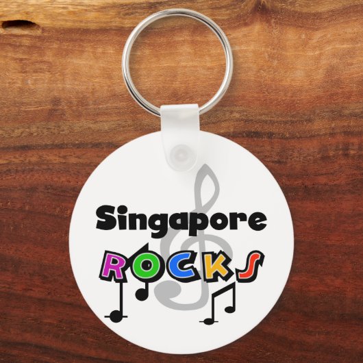 Singapore Rocks Schlüsselanhänger (Vorderseite)