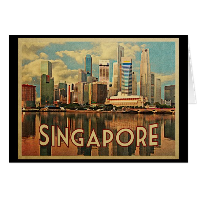 Singapore Skyline (Vorderseite (Horizontal))