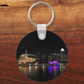 SIngapore Skyline #2 Schlüsselanhänger (Vorderseite)