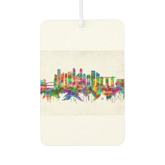 Singapore Skyline Autolufterfrischer (Vorderseite)