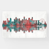 Singapore Skyline Banner (Horizontal)