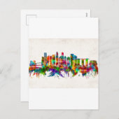 Singapore Skyline Feiertagspostkarte (Vorne/Hinten)