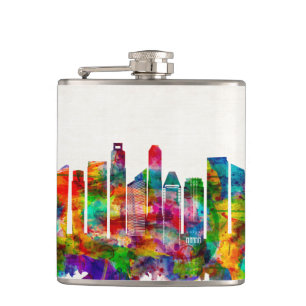 Singapore Skyline Flachmann