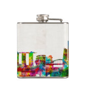 Singapore Skyline Flachmann (Rückseite)