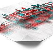 Singapore Skyline Fotodruck (Ecke)