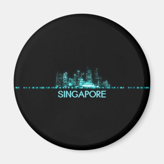 Singapore Skyline Magnet (Vorne)