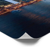 Singapore Skyline Poster (Ecke)