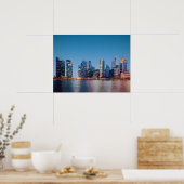 Singapore Skyline Poster (Küche)