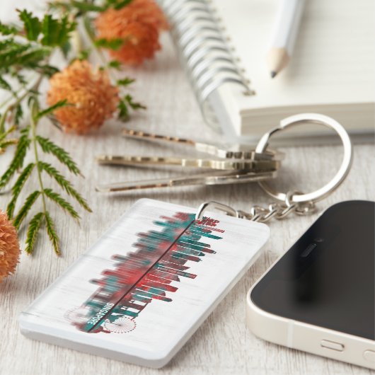 Singapore Skyline Schlüsselanhänger (Vorderseite rechts)