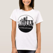 Singapore Skyline T-Shirt (Vorderseite)