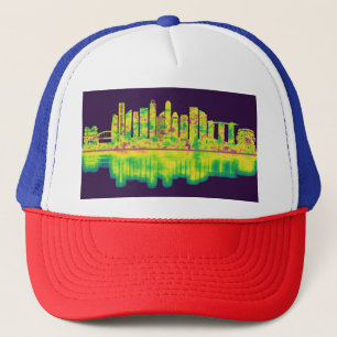 Singapore Skyline Truckerkappe
