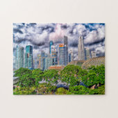 Singapore Skyscrapers . Puzzle (Horizontal)