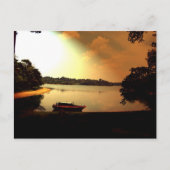 Singapore Sunset Postkarte (Vorderseite)