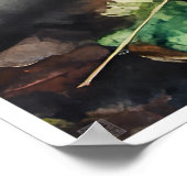 Singapore Vendor Weighing - Art Print Poster (Ecke)