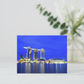 Singapore Waterfront Postcard Postkarte (Stehend Vorderseite)