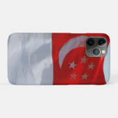 singaporeale Flagge Case-Mate iPhone Hülle (Rückseite (Horizontal))