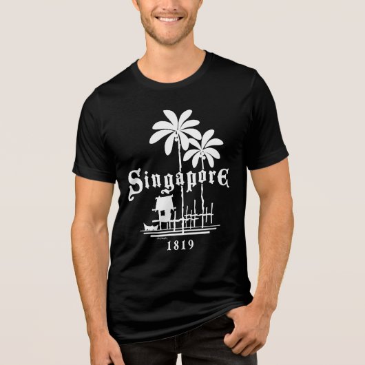 Singapur/1819 Dark Tri-Blend Shirt (Vorderseite)