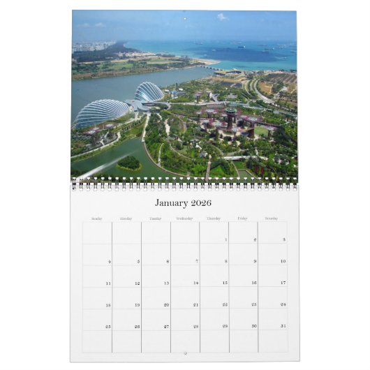 Singapur 2025 kalender (Jan 2026)