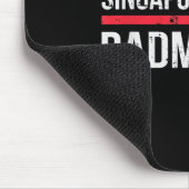 Singapur Badminton Flag Racket Sport Birdie Playe Mousepad (Ecke)