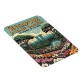 Singapur Botanic Gardens Travel Magnet (Rechte Seite)