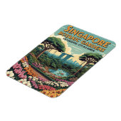 Singapur Botanic Gardens Travel Magnet (Linke Seite)