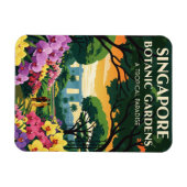 Singapur Botanic Gardens Travel Magnet (Horizontal)