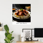 Singapur Char Siew Meats - Archival Print Poster (Heimbüro)