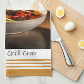 Singapur Chili Crab Kitchen Handtuch (Viertel Falte)